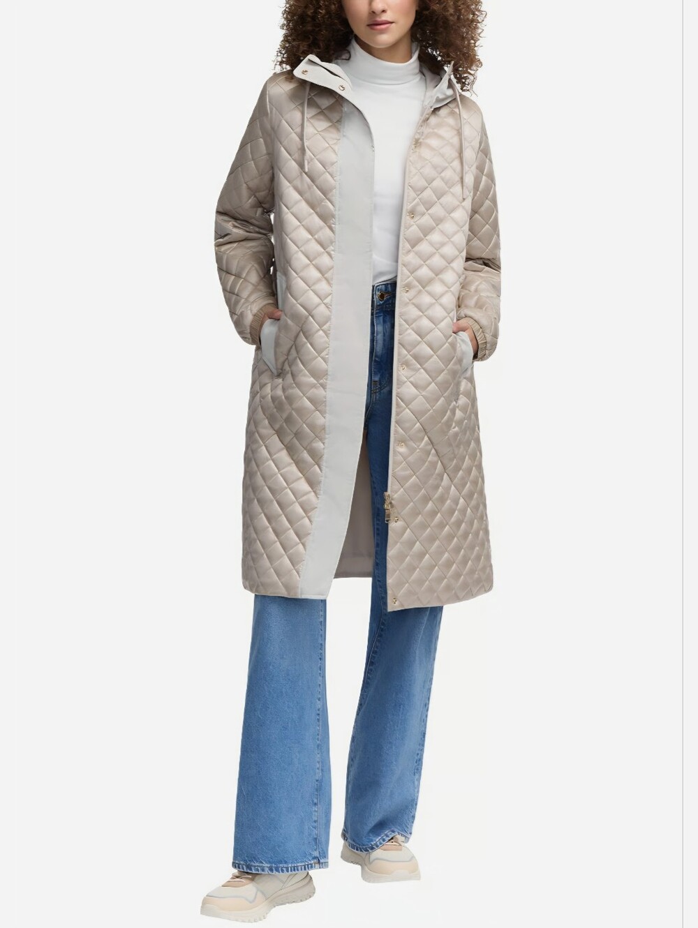 NWT - Pajar Women's Peridot Lightweight Quilted Longline Shacket - Size L - Picture 6 of 16